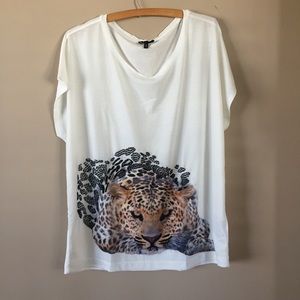 Escada cheetah t shirt